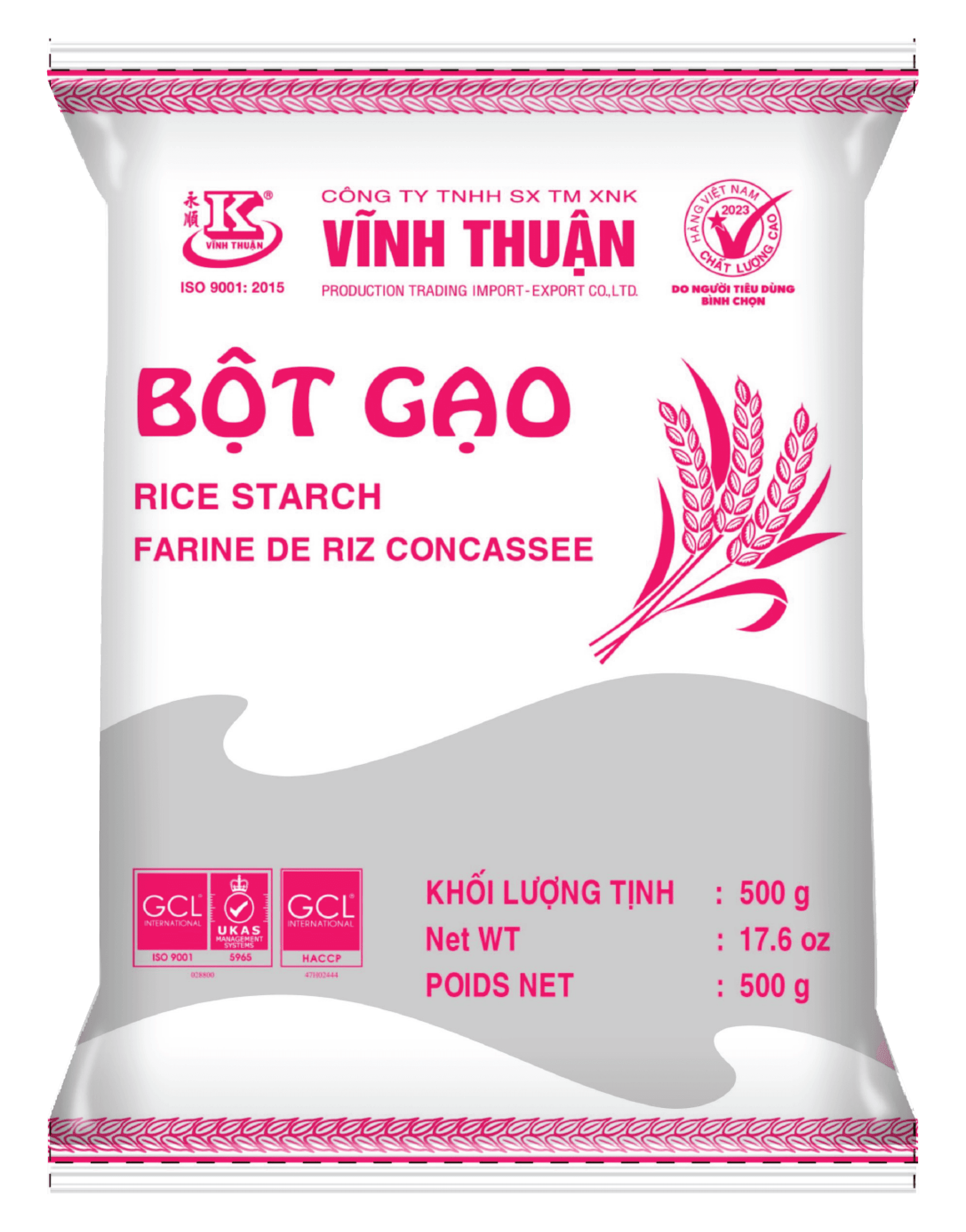 Bột Gạo Hạt Vĩnh Thuận 500g chính hãng Vĩnh Thuận
