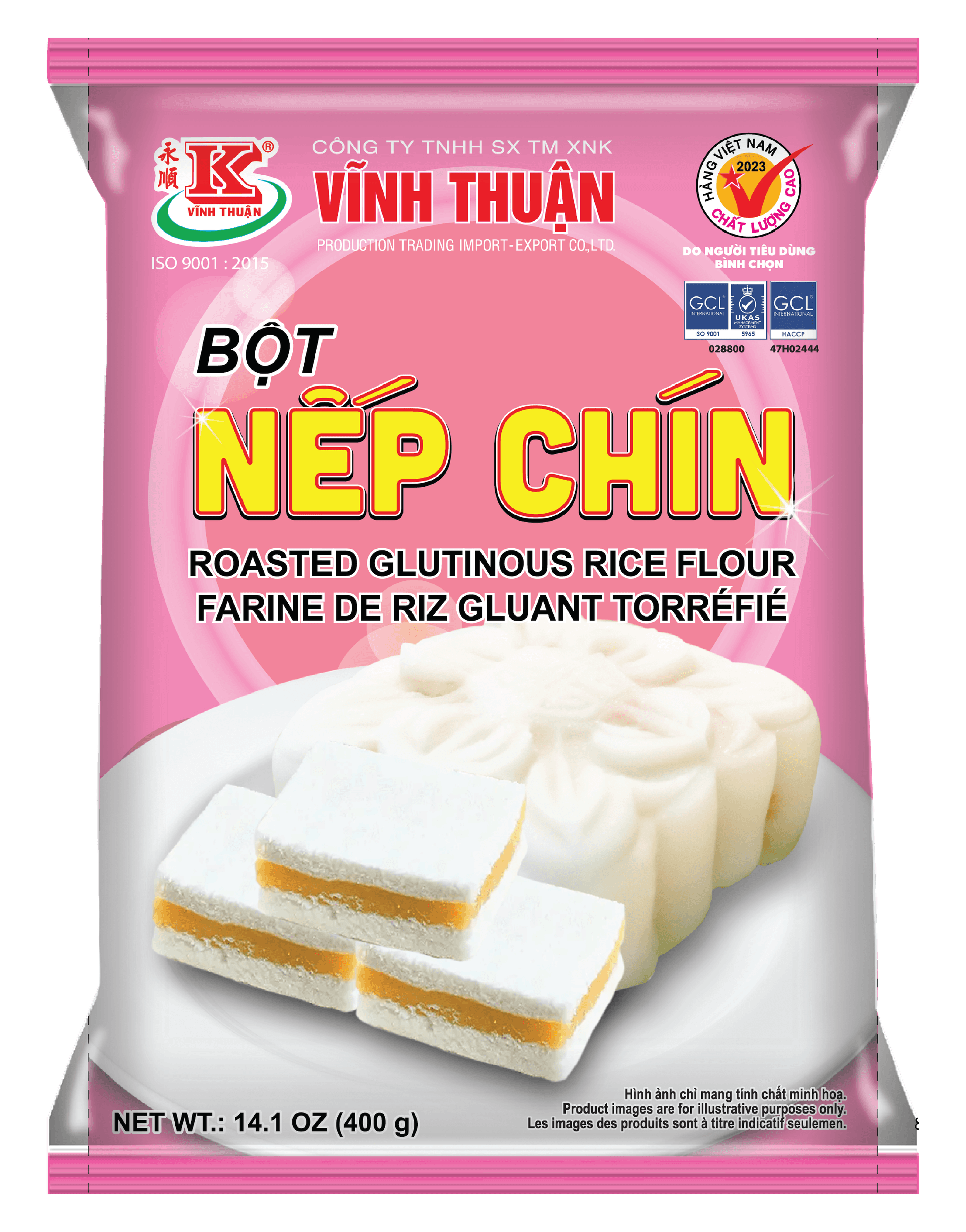 Bột Nếp Chín Vĩnh Thuận 1kg chính hãng Vĩnh Thuận