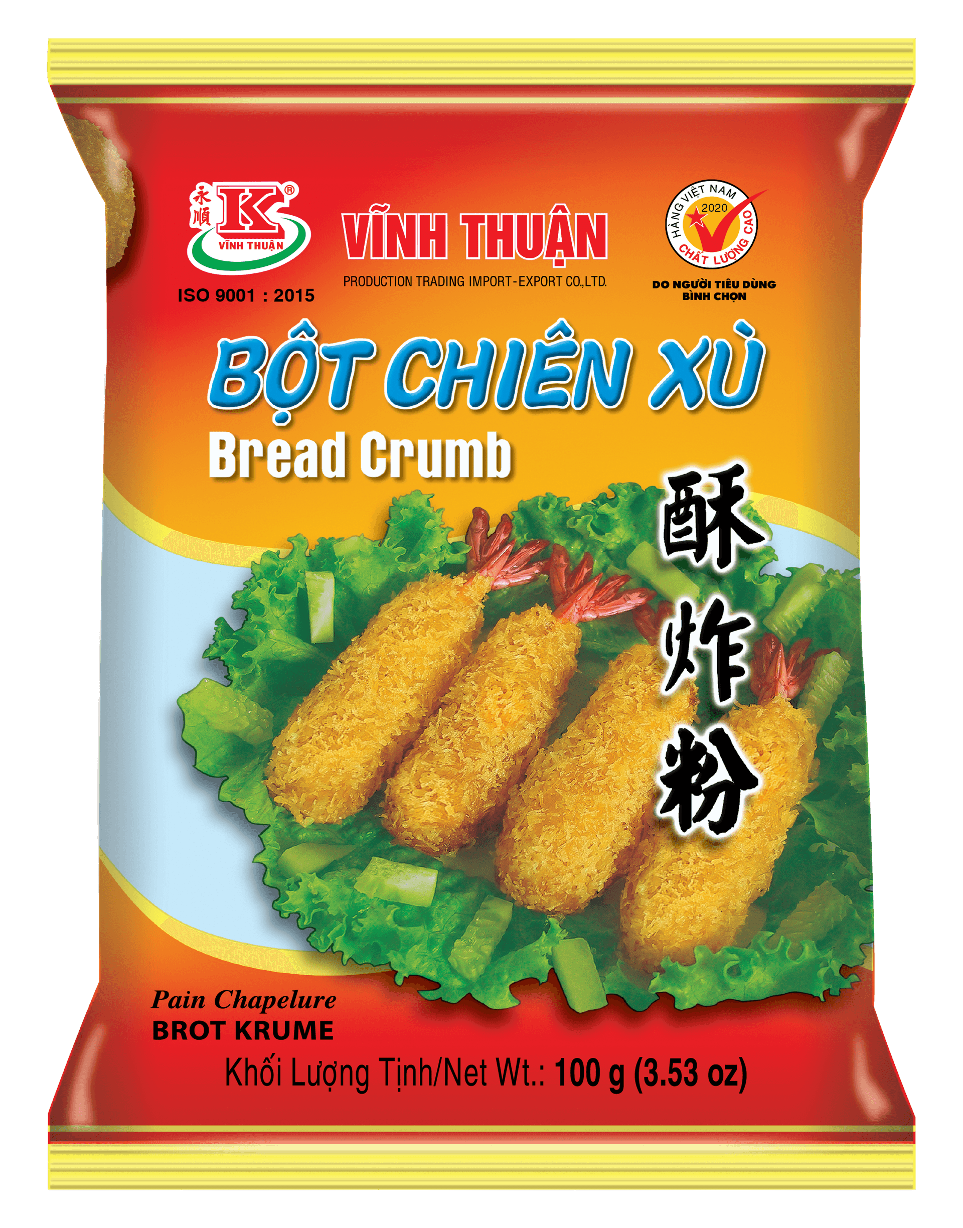 Bột Chiên Xù Vĩnh Thuận 100g/200g/1kg chính hãng Vĩnh Thuận